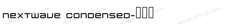 Nextwave Condensed字体转换